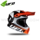 Casque Cross "JUNIOR" Black Orange - UFO