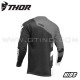 Maillot SECTOR CHECKER - BLACK | THOR (ENFANT)