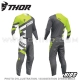 Maillot SECTOR CHECKER - ANTHRACITE FLUO | THOR (ENFANT)