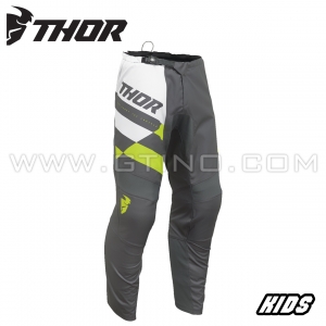 Pantalon SECTOR CHECKER - ANTHRACITE FLUO | THOR (ENFANT)