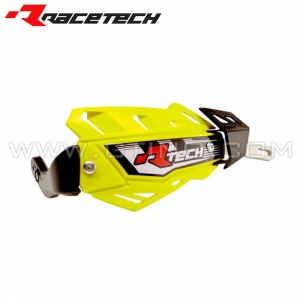 Protèges mains Jaune FLUO - RACETECH FLX intégral