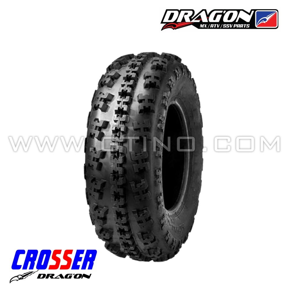 Pneu de cross pour quad : DRAG'ON CROSSER ⇒ 22x7-10