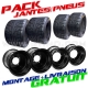 Pack jantes + pneus : BLACK STEEL | CST STRYDER