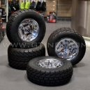 Pack jantes + pneus : MSA CHROME | MAXXIS DIRT + Élargisseurs