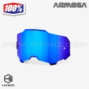 Ecran de remplacement "HIPER MIRROR BLUE" - 100% ARMEGA