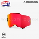 Ecran de remplacement "HIPER MIRROR RED" - 100% ARMEGA