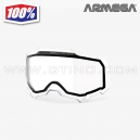 Ecran de remplacement "CLEAR VENTED DUAL" - 100% ARMEGA