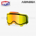 Ecran de remplac. "MIRROR GOLD VENTED DUAL" - 100% ARMEGA