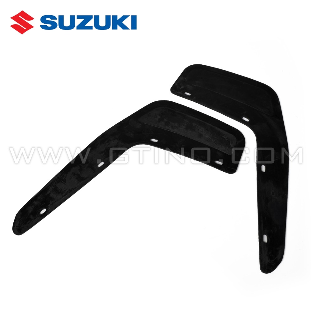 2 bavettes souple NOIR carénage arrière pour quad SUZUKI LT 50