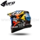 Casque Cross "KOREY GASOLINA" Black Yellow Blue - UFO