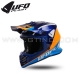 Casque Cross "KOREY HARLEM" Blue & Orange - UFO