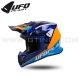 Casque Cross "KOREY HARLEM" Blue & Orange - UFO