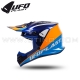 Casque Cross "KOREY HARLEM" Blue & Orange - UFO