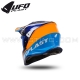 Casque Cross "KOREY HARLEM" Blue & Orange - UFO