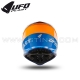 Casque Cross "KOREY HARLEM" Blue & Orange - UFO