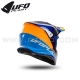 Casque Cross "KOREY HARLEM" Blue & Orange - UFO