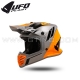 Casque Cross "KOREY JAKING" Grey & Orange - UFO