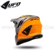 Casque Cross "KOREY JAKING" Grey & Orange - UFO