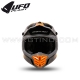 Casque Cross "KOREY JAKING" Grey & Orange - UFO