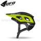 Casque Vélo "DEFCON THREE" Black & Yellow - UFO