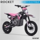 DIRT BIKE ENFANT ÉLECTRIQUE | HIRO ROCKET 1000W | ROSE