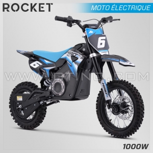 DIRT BIKE ENFANT ÉLECTRIQUE | HIRO ROCKET 1000W | BLEU