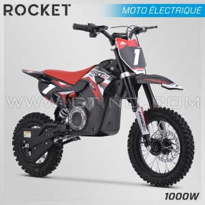 DIRT BIKE ENFANT ÉLECTRIQUE | HIRO ROCKET 1000W | ROUGE