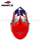 Casque Cross "RED Mission" Rock'it - SWAP'S S886