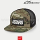 Casquette CACHE TRUCKER "GREEN/BLACK" - ALPINESTARS