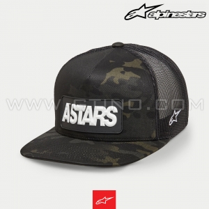 Casquette CACHE TRUCKER "BLACK/BLACK" - ALPINESTARS