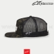 Casquette CACHE TRUCKER "BLACK/BLACK" - ALPINESTARS