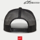 Casquette CACHE TRUCKER "BLACK/BLACK" - ALPINESTARS