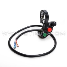 Commodo universel de type CAFE RACER : QUAD / MOTO