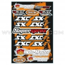 Planche Stickers A3 - KTM