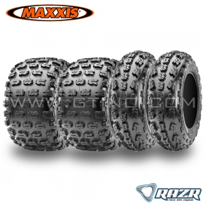 Pack 4 pneus Cross : 10" + 9" MAXXIS RAZR PLUS