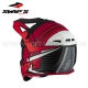 Casque Cross Noir/Rouge MAT - SWAP'S S818