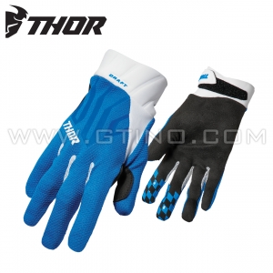 Gants MX DRAFT Blue - THOR