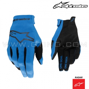 Gants RADAR "Blue / Black" - ALPINESTARS