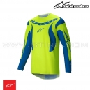 Maillot FLUID HAUL | Yellow Fluo / Blue - ALPINESTARS