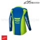 Maillot FLUID HAUL | Yellow Fluo / Blue - ALPINESTARS