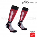 Chaussettes MX PLUS "Black/Gray/Red" - ALPINESTARS