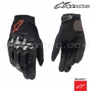 Gants MEGAWATT V2 "Black / Red Fluo" - ALPINESTARS