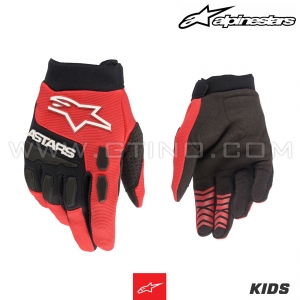 Gants FULL BORE "Bright Red Black" - ALPINESTARS (ENFANT)