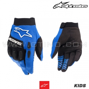 Gants FULL BORE "Blue Black" - ALPINESTARS (ENFANT)