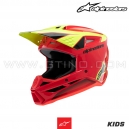 Casque Cross SM3 FRAY | Red/Yellow Fluo/Black - ALPINESTARS