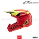 Casque Cross SM3 FRAY | Red/Yellow Fluo/Black - ALPINESTARS