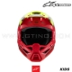 Casque Cross SM3 FRAY | Red/Yellow Fluo/Black - ALPINESTARS