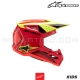 Casque Cross SM3 FRAY | Red/Yellow Fluo/Black - ALPINESTARS