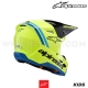 Casque Cross SM3 RADIUM | Yellow Fluo/Black/Blue Fluo - ALPINESTARS