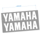 2 Stickers | YAMAHA | BLANC - 31,5 cm